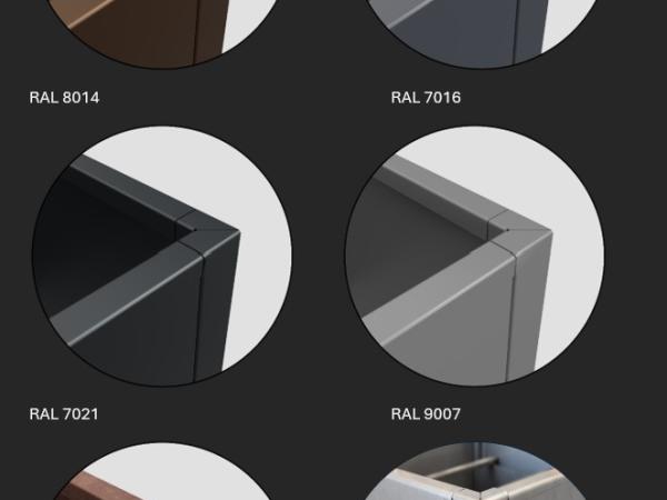 Beschichtung lt.Farbvarianten